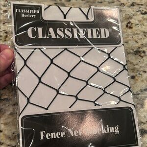Classified Black Fence Net Stockings